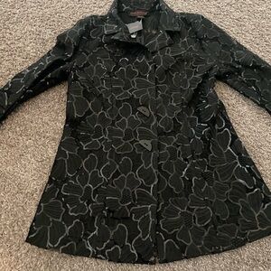 Pleats collection embroidered ladies blazers